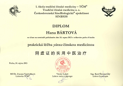 certifikát_Léčba_yinxu_tradiční_čínská_medicína