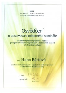 certifikát_Základy-komplexních-přístupů-v-medicíně-Hana-Bártová-Obrázek
